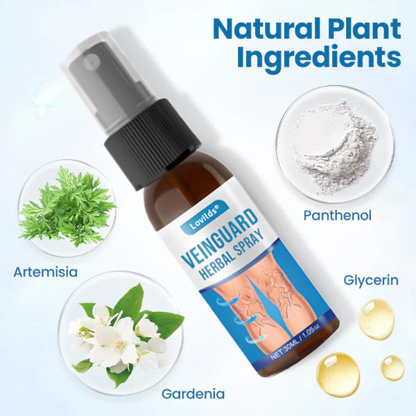 Lovilds® VeinGuard Herbal Spray-✅ Clinically proven to eliminate varicose veins in just 7 days!