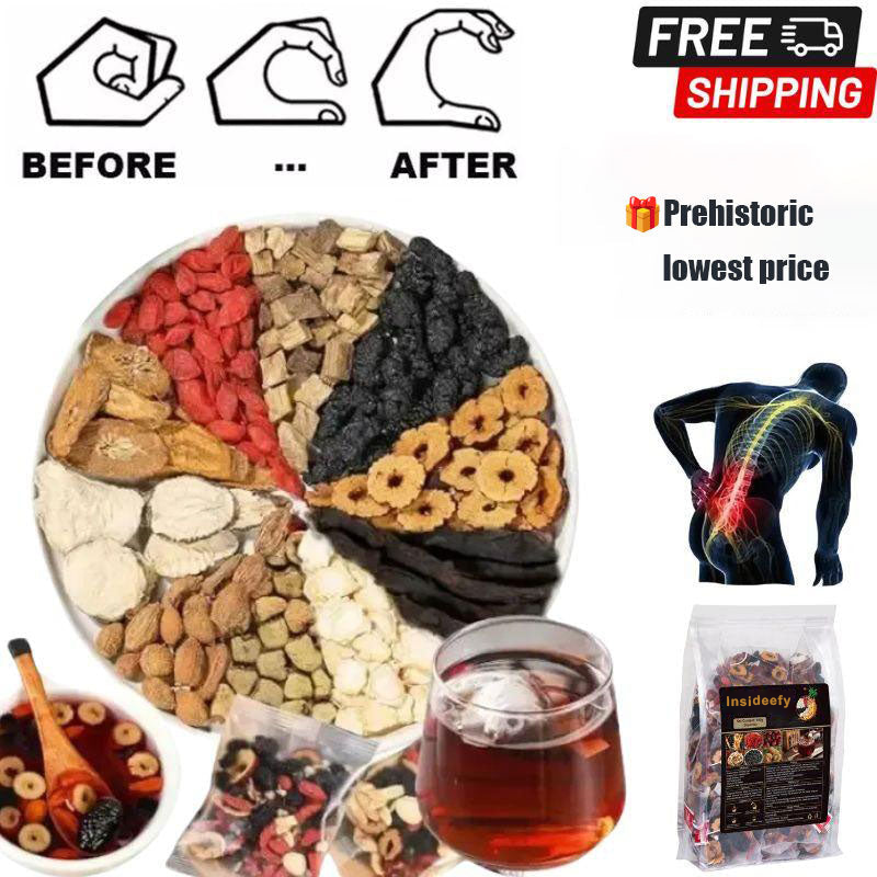 【✨Recharge Your Vitality】💎 Insideefy Five Treasure Tea丨Chinese Herbal Formula(Maintain Kidneys, Regulate qi and blood, Replenish Energy&Promote the body to filter toxins)