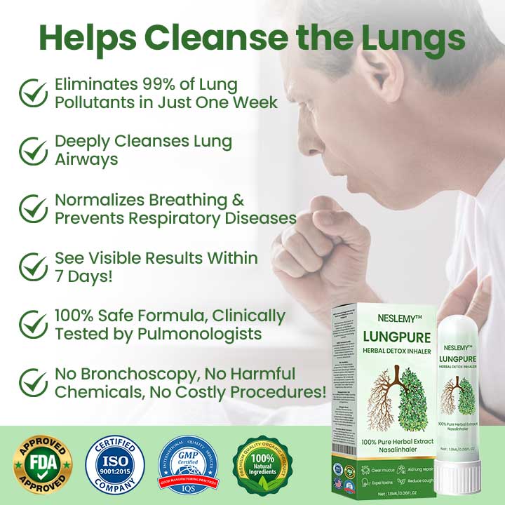 NESLEMY™ LungPure Herbal Detox Inhaler