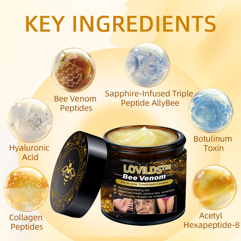LOVILDS™ Bee Venom Cream — Trusted by Millions for Healthy, Glowing Skin