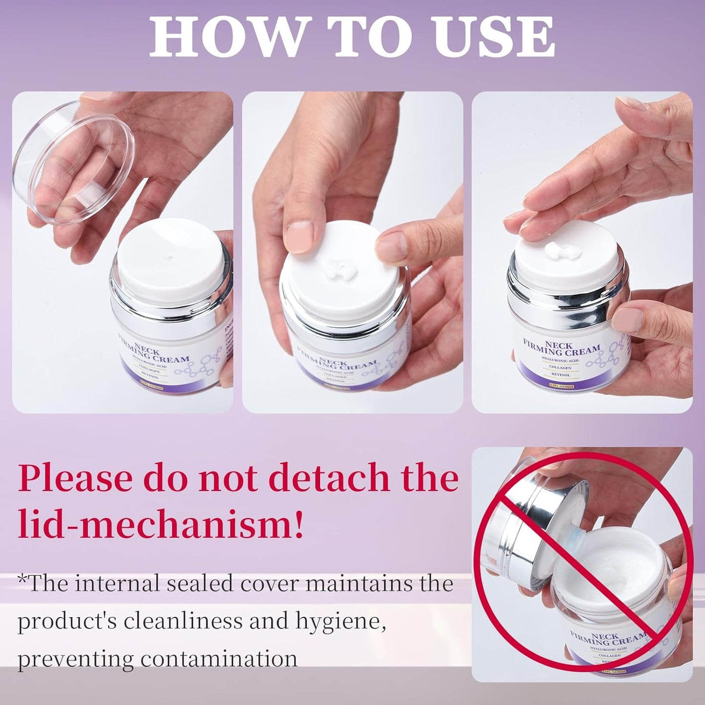 LOVILDS™Premium Neck Firming Cream - Retinol & Collagen Treatment for Wrinkles, Sagging Skin & Double Chin Reduction (50ml)