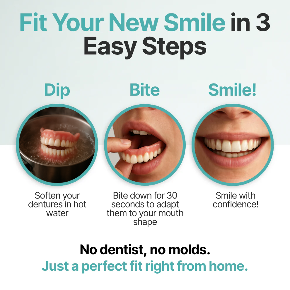 Medazy PrecisionFit Dentures ✨ – Custom Comfort, Natural Bite & Perfect Smile! 🦷