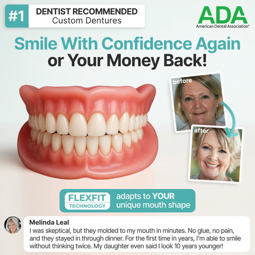 Medazy PrecisionFit Dentures ✨ – Custom Comfort, Natural Bite & Perfect Smile! 🦷