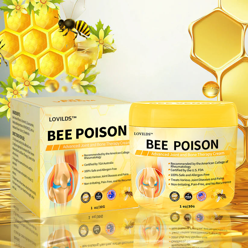 🐝🐝𝐋𝐎𝐕𝐈𝐋𝐃𝐒™ 𝐁𝐞𝐞 Poison 𝐀𝐝𝐯𝐚𝐧𝐜𝐞𝐝 𝐉𝐨𝐢𝐧𝐭 𝐚𝐧𝐝 𝐁𝐨𝐧𝐞 𝐓𝐡𝐞𝐫𝐚𝐩𝐲 𝐂𝐫𝐞𝐚𝐦 (𝐍𝐞𝐰 𝐙𝐞𝐚𝐥𝐚𝐧𝐝 𝐁𝐞𝐞 𝐄𝐱𝐭𝐫𝐚𝐜𝐭 - 𝐒𝐩𝐞𝐜𝐢𝐚𝐥𝐢𝐳𝐞𝐬 𝐢𝐧 𝐎𝐫𝐭𝐡𝐨𝐩𝐞𝐝𝐢𝐜 𝐃𝐢𝐬𝐞𝐚𝐬𝐞𝐬 𝐚𝐧𝐝 𝐀𝐫𝐭𝐡𝐫𝐢𝐭𝐢𝐬 𝐏𝐚𝐢𝐧)