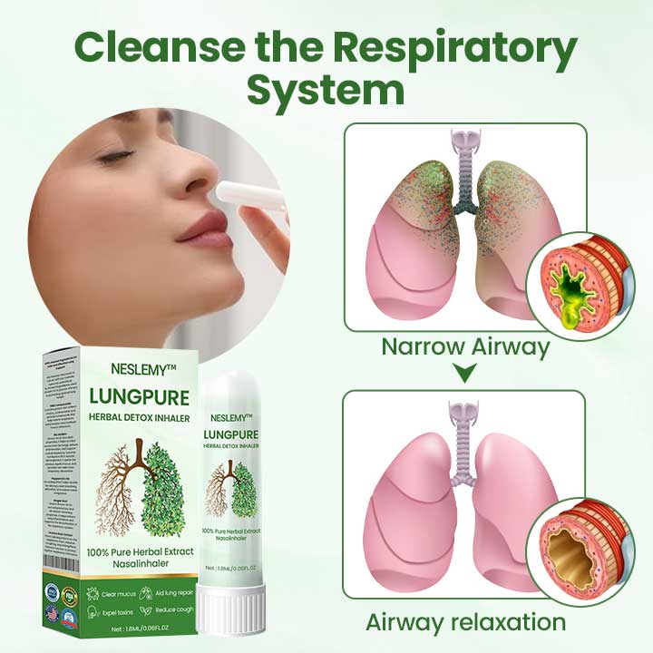 NESLEMY™  LungPure Herbal Detox Inhaler