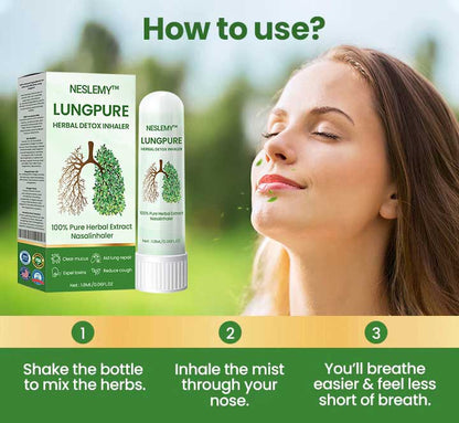 NESLEMY™  LungPure Herbal Detox Inhaler
