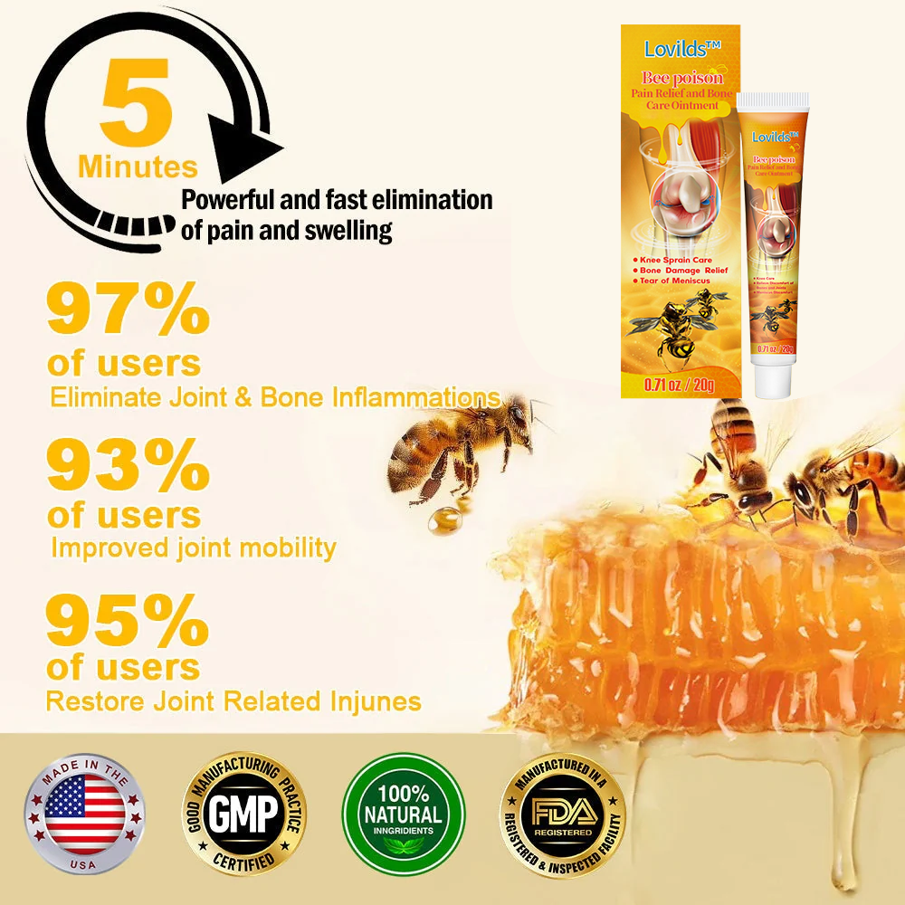 Bee poison Pain Relief and Bone Care Ointment