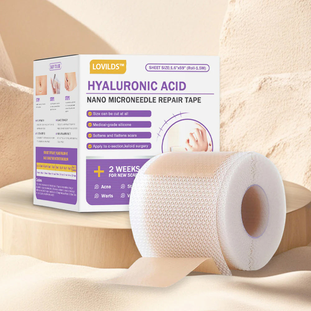 ✅Official Store |LOVILDS® Hyaluronic Acid Nano Microneedle Repair Tape🏉❤️
